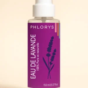 Eau florale de lavande 100% naturelle Phlorys en spray 150 ml