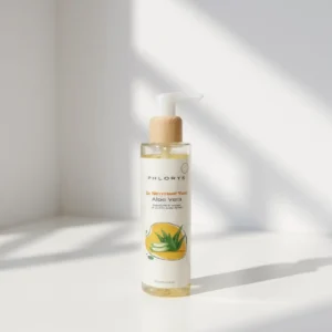 Gel nettoyant visage à l’aloe vera sans sulfates, hydratant et apaisant – PHLORYS 150 ml